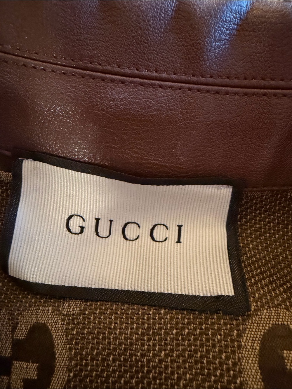 Gucci Beige GG Monogram Sleeveless Romper with Green-Red Web Belt - Picture 10 of 13